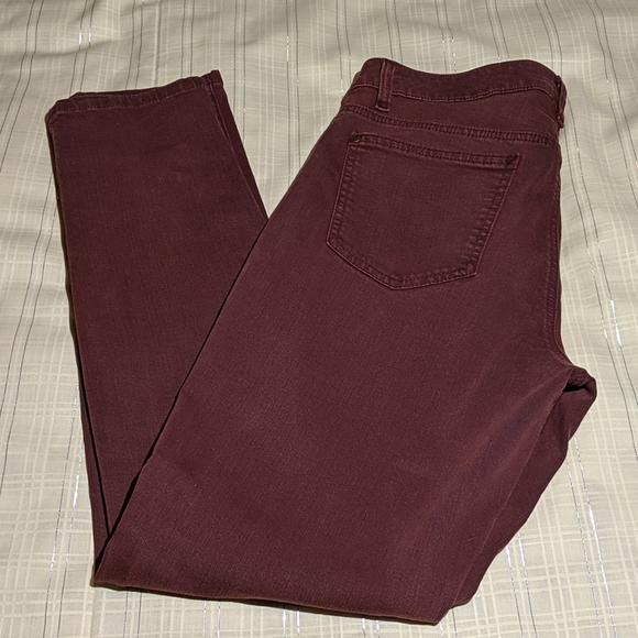 Tommy Hilfiger Pants - Tommy Hilfiger Classic Skinny Jeans Burgundy 12